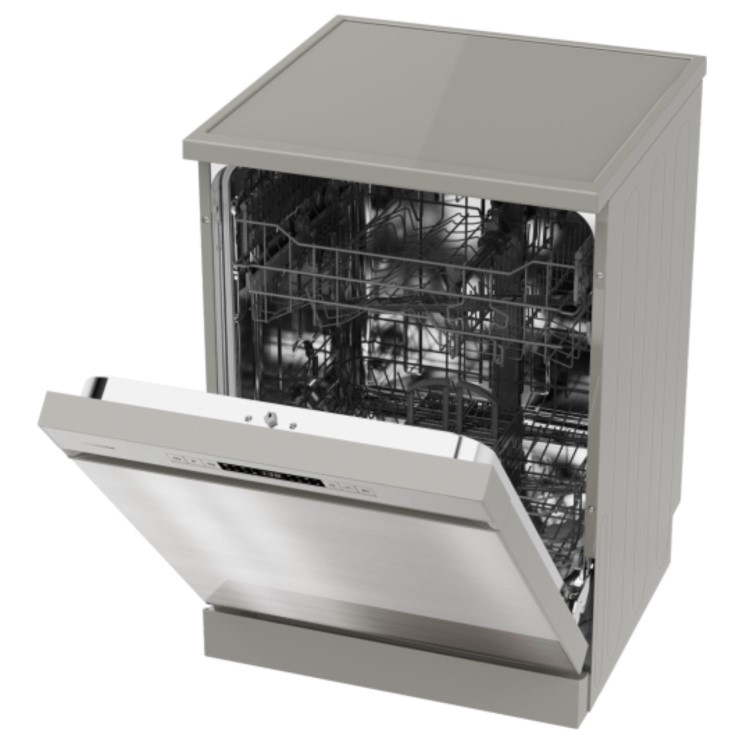 Hisense Freestanding Dishwasher - E-rated, Stainless Steel