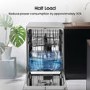 Hisense Freestanding Dishwasher - E-rated, Stainless Steel