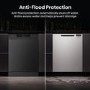 Hisense Hi4 Freestanding Dishwasher - Auto dry B-Rated Black
