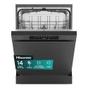 HS642B90B Hisense Hi4 Freestanding Dishwasher - Auto dry B-Rated Black