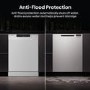 Hisense Hi4 Freestanding Dishwasher - Auto dry B-Rated White