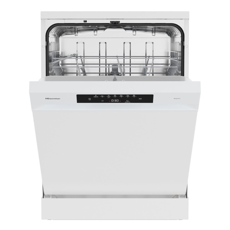 Hisense Hi4 Freestanding Dishwasher - Auto dry B-Rated White