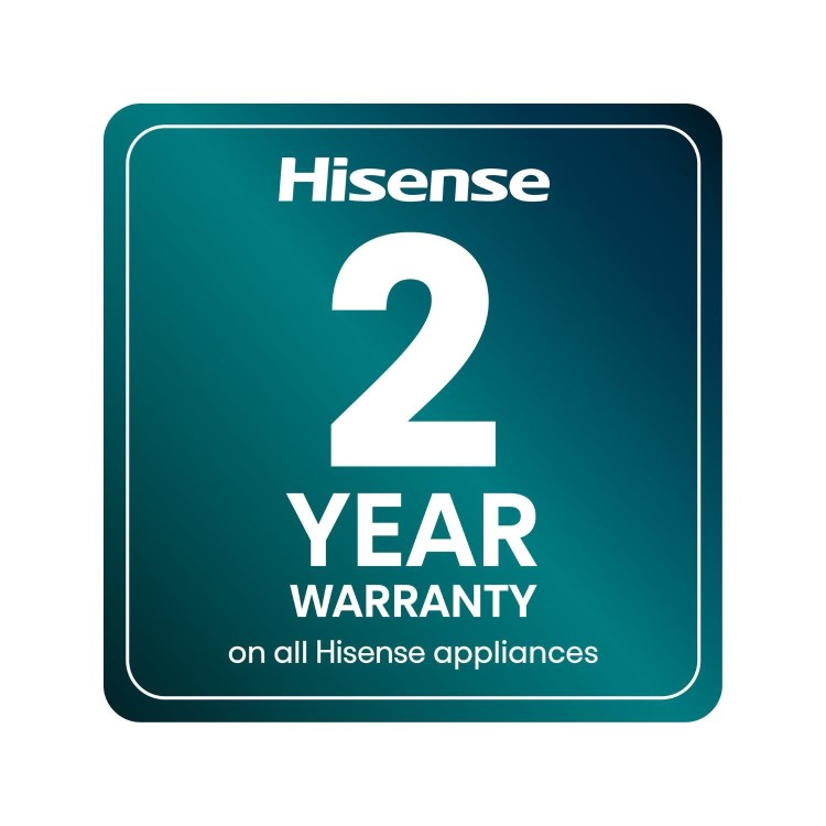 Hisense Hi4 Freestanding Dishwasher - Auto Dry, D-Rated, Silver