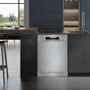 Refurbished Hisense HS643D60XUK 16 Place Freestanding Dishwasher Stainless Steel