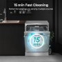 Refurbished Hisense HS643D60XUK 16 Place Freestanding Dishwasher Stainless Steel