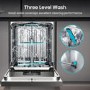Hisense Hi4 Freestanding Dishwasher - D-Rated, Stainless Steel