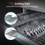 Refurbished Hisense HS643D60XUK 16 Place Freestanding Dishwasher Stainless Steel