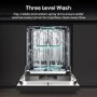 Hisense Freestanding Dishwasher - WiFi-enabled A-Rated Black