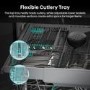 Hisense Freestanding Dishwasher - WiFi-enabled A-Rated Black
