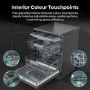 Hisense Hi6 Freestanding Dishwasher - Auto dry A-Rated Graphite