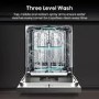 Hisense Hi6 Freestanding Dishwasher - Auto dry A-Rated Graphite