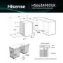 Hisense Hi6 Freestanding Dishwasher - Auto dry A-Rated Graphite