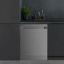Hisense Hi6 Freestanding Dishwasher - Auto dry A-Rated Graphite