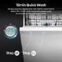 Hisense Freestanding Dishwasher - WiFi-enabled A-Rated White