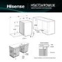 Hisense Freestanding Dishwasher - WiFi-enabled A-Rated White