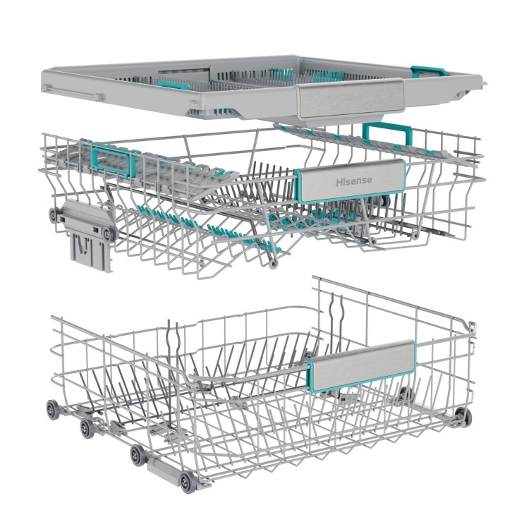 Hisense Hi6 Freestanding Dishwasher - WiFi-enabled A-Rated White