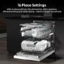 Hisense Freestanding Dishwasher - WiFi-enabled A-Rated White