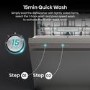 Hisense Freestanding Dishwasher - WiFi-enabled A-Rated - Silver
