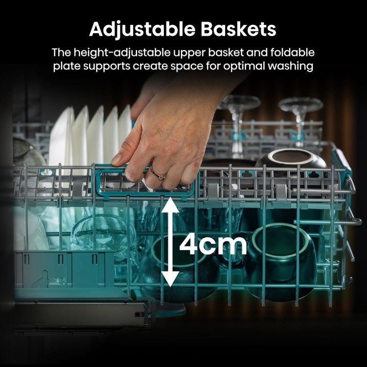 Hisense Freestanding Dishwasher - WiFi-enabled A-Rated - Silver