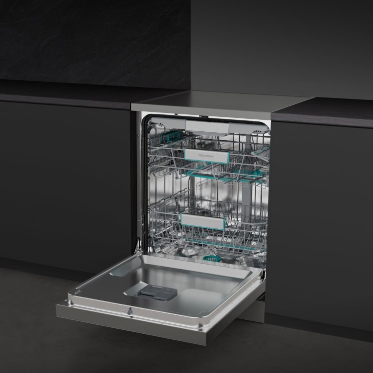 Hisense Freestanding Dishwasher - WiFi-enabled A-Rated - Silver