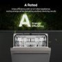 Hisense Freestanding Dishwasher - WiFi-enabled A-Rated - Silver