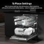 Hisense Freestanding Dishwasher - WiFi-enabled A-Rated - Silver