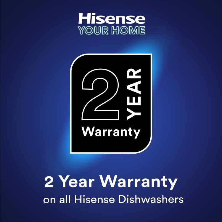 Hisense Hygiene Freestanding Dishwasher - Smart Wi-Fi, C-Rated, White