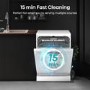 Hisense Hygiene Freestanding Dishwasher - Smart Wi-Fi, C-Rated, White