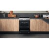 Hotpoint 60cm Electric Cooker With Ceramic Hob - Silver