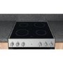 Refurbished Hotpoint HS67V5KHX 60cm Electric Cooker With Ceramic Hob Silver