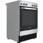Refurbished Hotpoint HS67V5KHX 60cm Electric Cooker With Ceramic Hob Silver