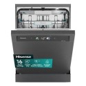 HS693A90ADBX Hisense Hi9 Freestanding Dishwasher - Smart Wi-Fi A-Rated - Graphite