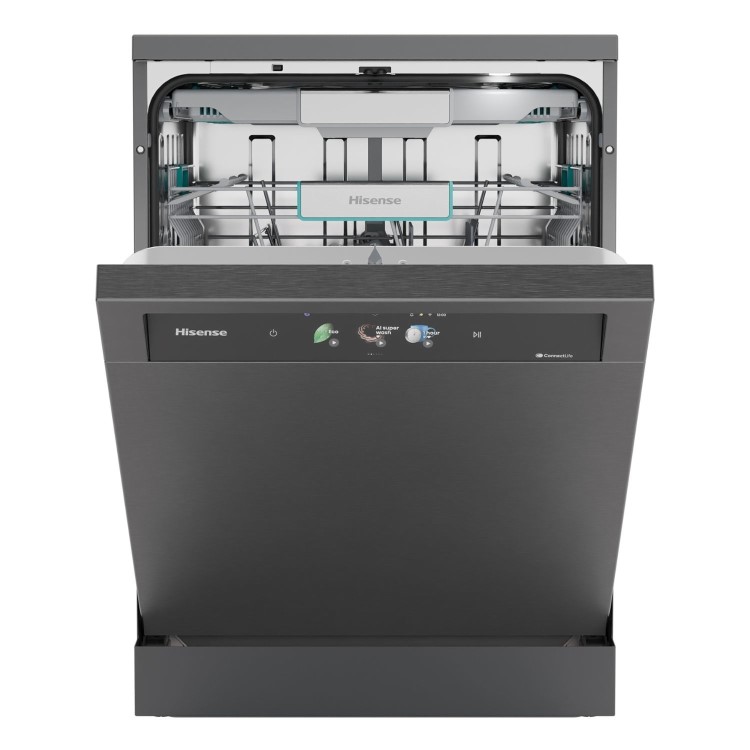 Hisense Hi9 Freestanding Dishwasher - Smart Wi-Fi A-Rated - Graphite