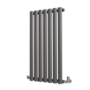 Sorrento Anthracite Horizontal Oval Designer Radiator 800x413mm Single Panel 1103 BTU