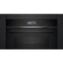 Siemens iQ700 Electric Single Oven with Steam Function - Black