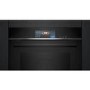 Siemens iQ700 Electric Single Oven with Steam Function - Black