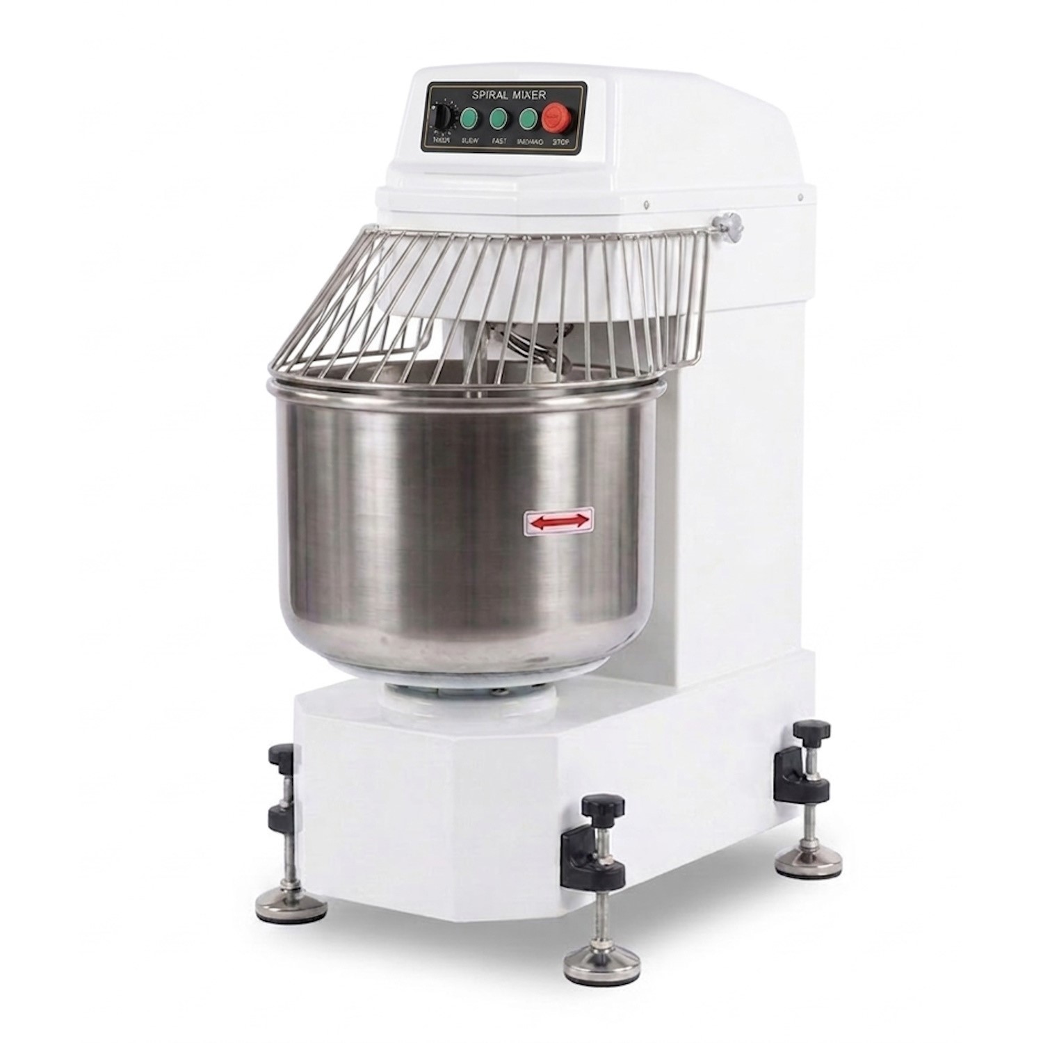 Culinox Spiral Dough Mixer With Timer Twin Speed 80 Ltr 48Kg 3 Phase HS80B