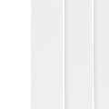 Riace White Horizontal Flat Designer Radiator 600x612mm Single Panel 1430 BTU