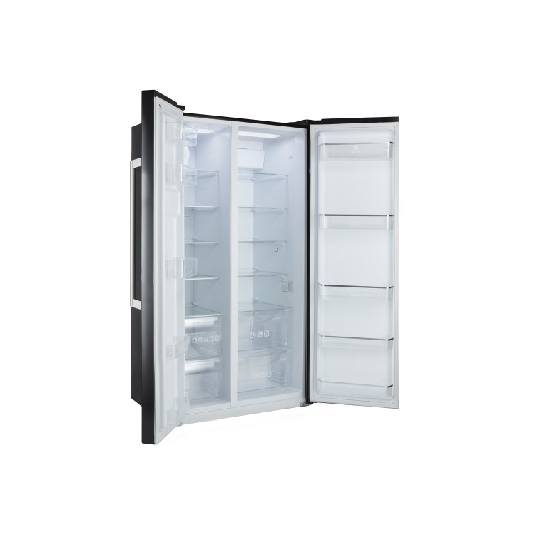 Hoover HSBSF178BK Side-by-side American Fridge Freezer - Black