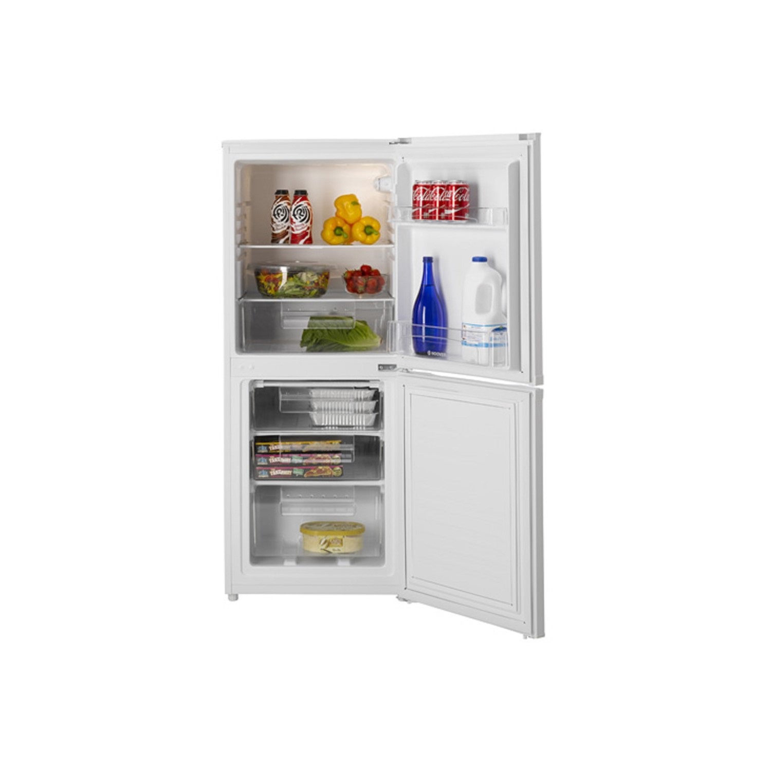 Hoover HSC536W 136 x 55cm Static Freestanding Fridge Freezer White