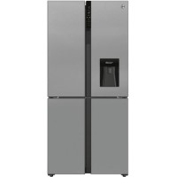 Hoover H-Fridge 700 Maxi 432 Litre Four Door Freestanding Fridge Freezer - Gentle Silver