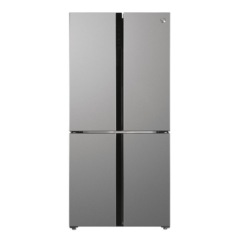 Hoover H-Fridge 700 567 Litre Four Door American Fridge Freezer - Silver