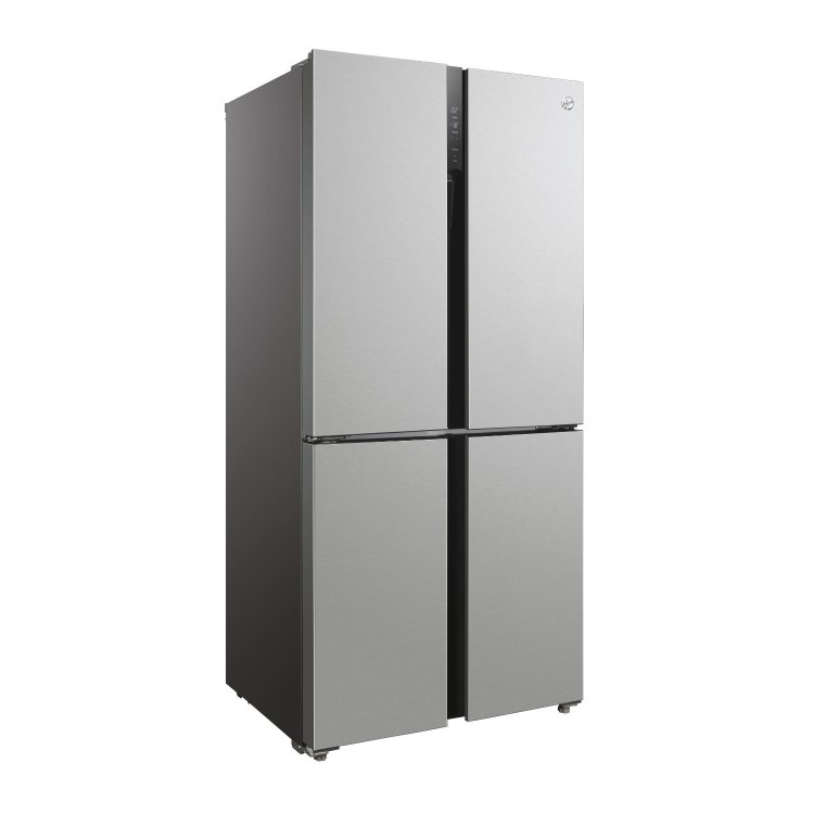 Hoover H-Fridge 700 567 Litre Four Door American Fridge Freezer - Silver