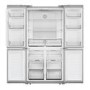 Hoover H-Fridge 700 567 Litre Four Door American Fridge Freezer - Silver