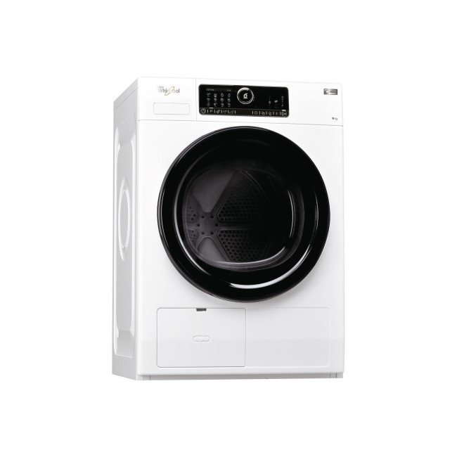 Whirlpool HSCX90430 Supreme Care Premium 9kg Freestanding Heat Pump Tumble Dryer - White