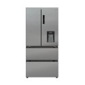 HSF818EXWDK Hoover H-FRIDGE 700 MAXI 432 Litre French Style American Fridge Freezer - Silver
