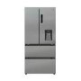Hoover H-FRIDGE 700 MAXI 432 Litre French Style American Fridge Freezer - Silver
