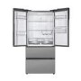 Hoover H-FRIDGE 700 MAXI 432 Litre French Style American Fridge Freezer - Silver
