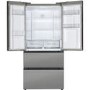 Refurbished Hoover HSF818FXK 436 Litre Frost Free American Fridge Freezer Stainless Steel