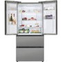 Refurbished Hoover HSF818FXK 436 Litre Frost Free American Fridge Freezer Stainless Steel